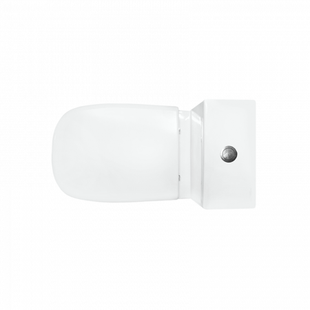 Унитаз Sanita Luxe Quadro DM Slim QDRSLCC01151022 с бачком и тонким сиденьем микролифт